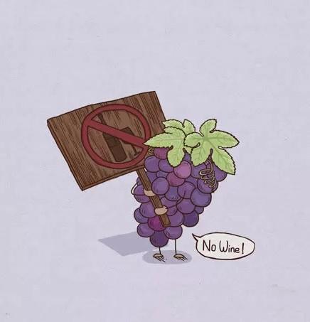 no wine