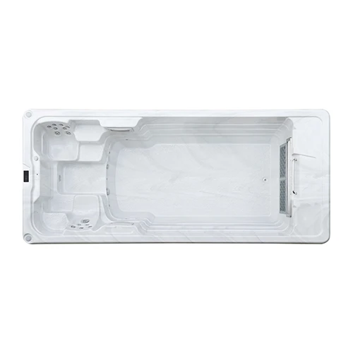 Piscina infinita de 2,4 m de ancho