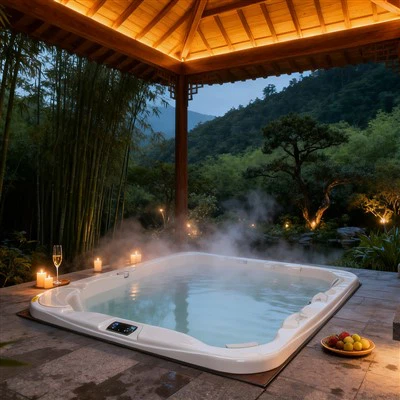 Piscina para 5 personas Spa Bañera de hidromasaje acrílica